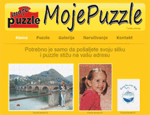 Tablet Screenshot of mojepuzzle.com